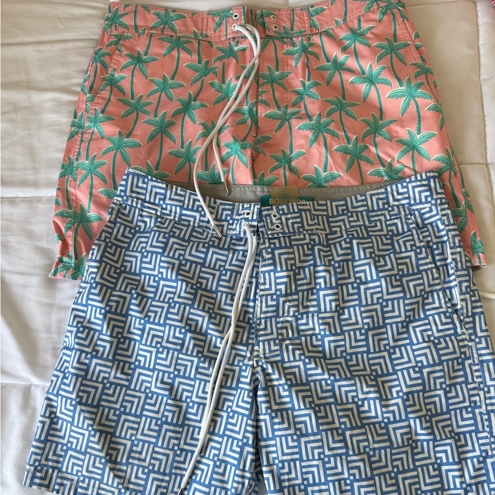 Pair of Bonobos swimsuits